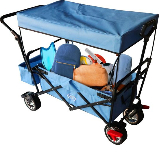 AXI AB210 Opvouwbare Bolderwagen met Dakje - Inclusief Tas - Blauw